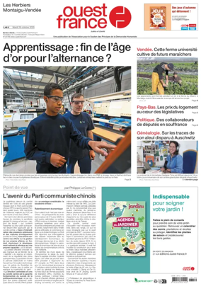 Cover of Ouest France (Les Herbiers / Montaigu)