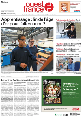Cover of Ouest France (Nantes)