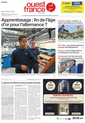 Cover of Ouest France (Sarthe)