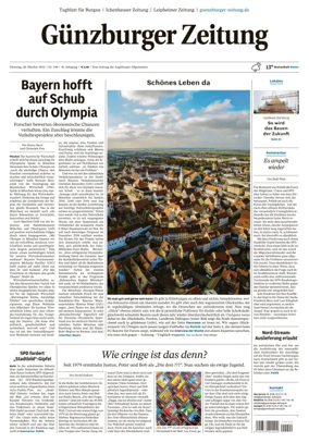 Cover of Guenzburger Zeitung