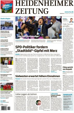 Cover of Heidenheimer Zeitung