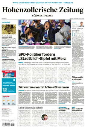 Cover of Hohenzollerische Zeitung
