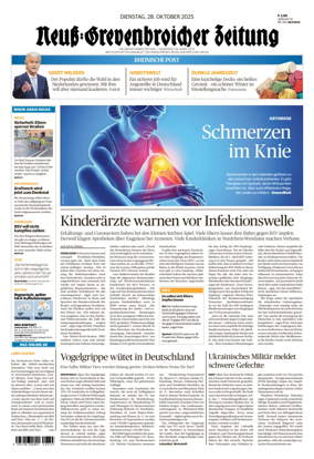 Cover of Neuss-Grevenbroicher Zeitung Neuss