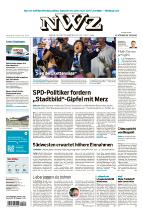 Cover of NWZ  (Göppinger Kreisnachrichten)
