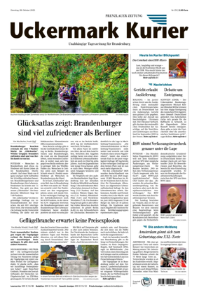 Cover of Prenzlauer Zeitung