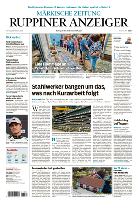 Cover of Ruppiner Anzeiger