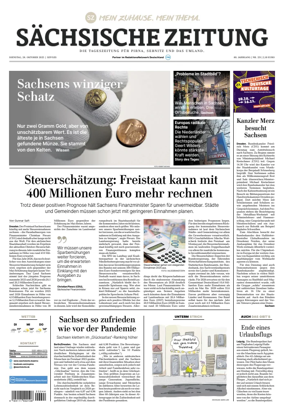 Cover of Sächsische Zeitung (Pirna Sebnitz)