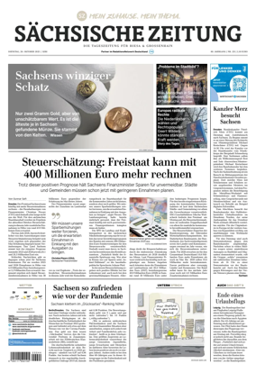 Cover of Sächsische Zeitung (Riesa)