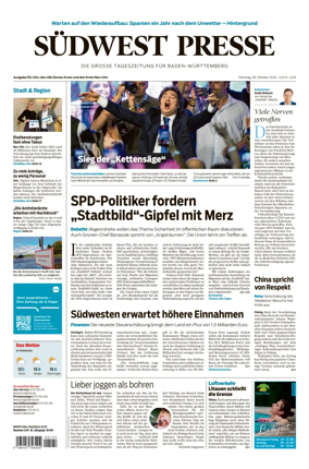 Cover of Südwest Presse (Ulm)