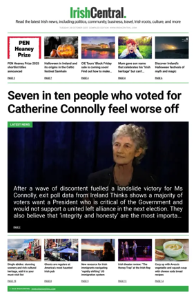 Cover of Irish Central