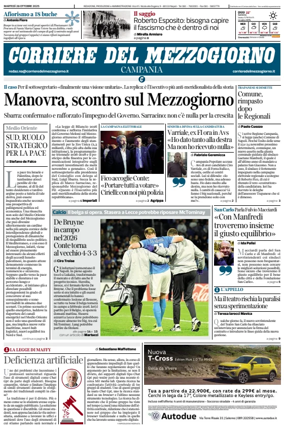 Cover of Corriere del Mezzogiorno (Campania)