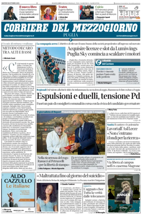 Cover of Corriere del Mezzogiorno (Puglia)