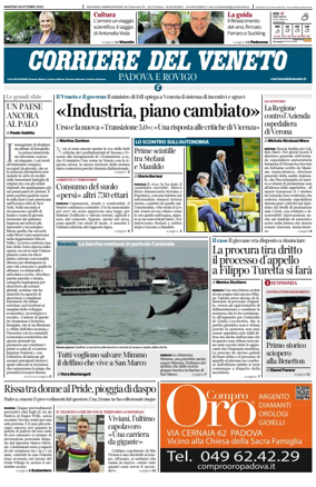 Cover of Corriere del Veneto (Padova e Rovigo)