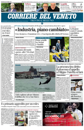 Cover of Corriere del Veneto (Treviso e Belluno)