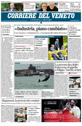 Cover of Corriere del Veneto (Venezia e Mestre)