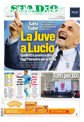 Cover of Corriere dello Sport Stadio (Nazionale)