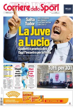 Cover of Corriere dello Sport