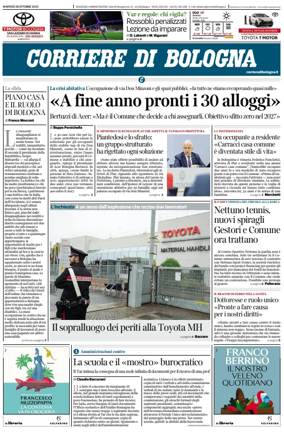 Cover of Corriere di Bologna
