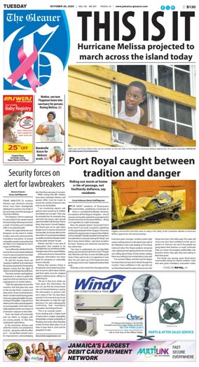 Cover of Jamaica Gleaner