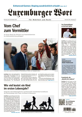 Cover of Luxemburger Wort