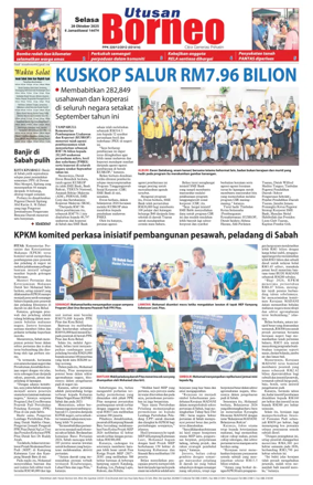 Cover of Utusan Borneo (Sabah)
