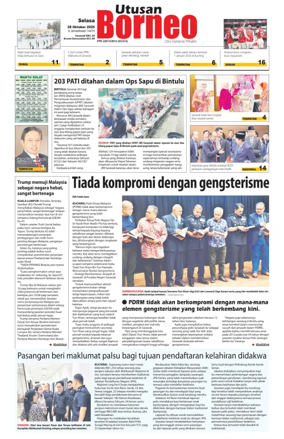 Cover of Utusan Borneo (Sarawak)