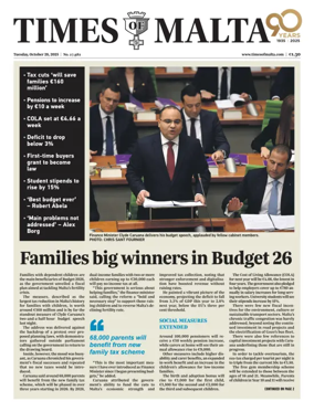 Cover of Times of Malta
