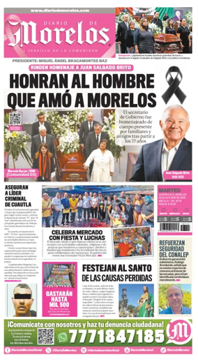 Cover of Diario de Morelos