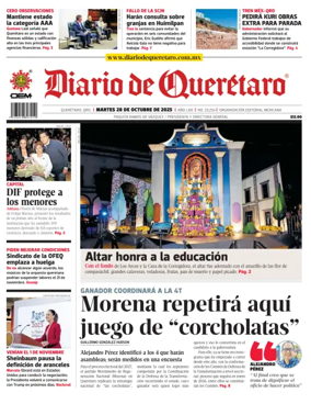 Cover of Diario de Queretaro