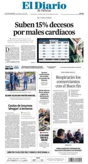 Cover of El Diario de Delicias