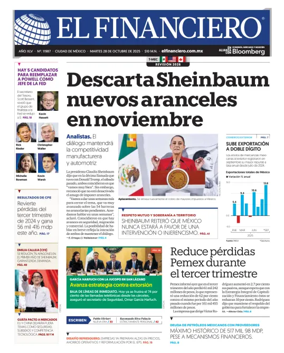 Cover of El Financiero