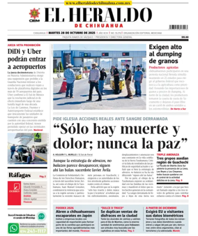 Cover of El Heraldo de Chihuahua
