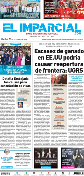 Cover of El Imparcial