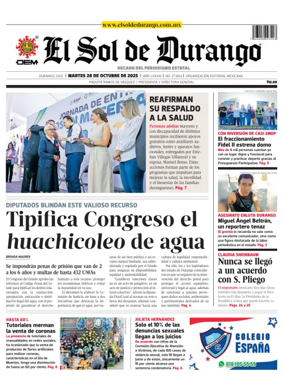Cover of El Sol de Durango