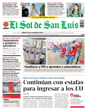 Cover of El Sol de San Luis Potosi