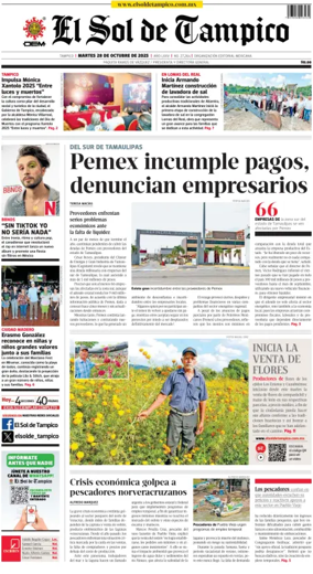Cover of El Sol de Tampico
