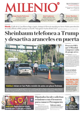 Cover of Milenio Monterrey