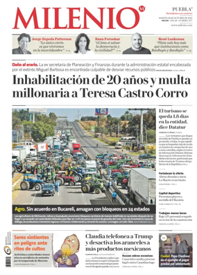 Cover of Milenio Puebla