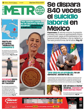 Cover of Publimetro Quintana Roo