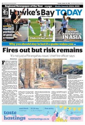 Cover of Hawke's Bay Today