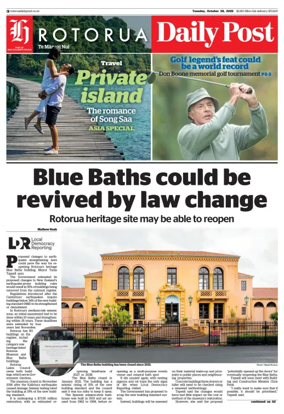 Cover of Rotorua Daily Post