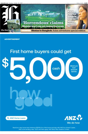 Cover of The New Zealand Herald