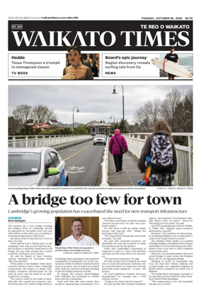Cover of Waikato Times
