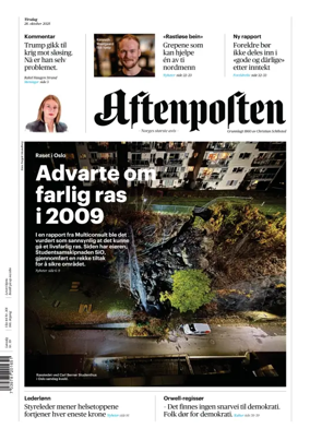 Cover of Aftenposten