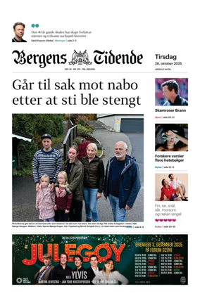 Cover of Bergens Tidende