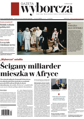 Cover of Gazeta Wyborcza