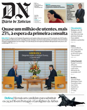 Cover of Diario de Noticias