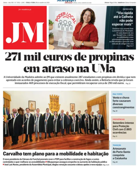Cover of Jornal Madeira