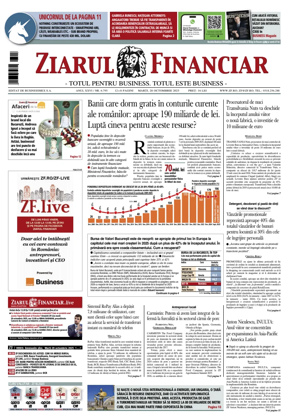 Cover of Ziarul Financiar