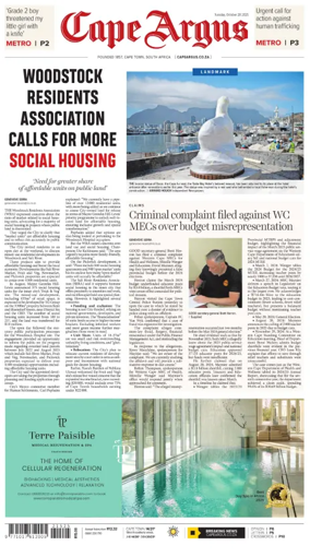 Cover of Cape Argus (PM Edition)